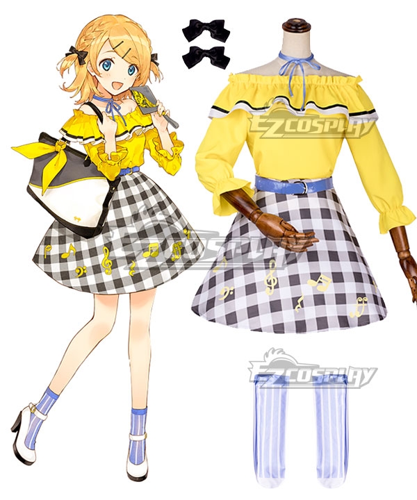 Vocaloid 10th Anniversary Rin Kagamine Cosplay Costume