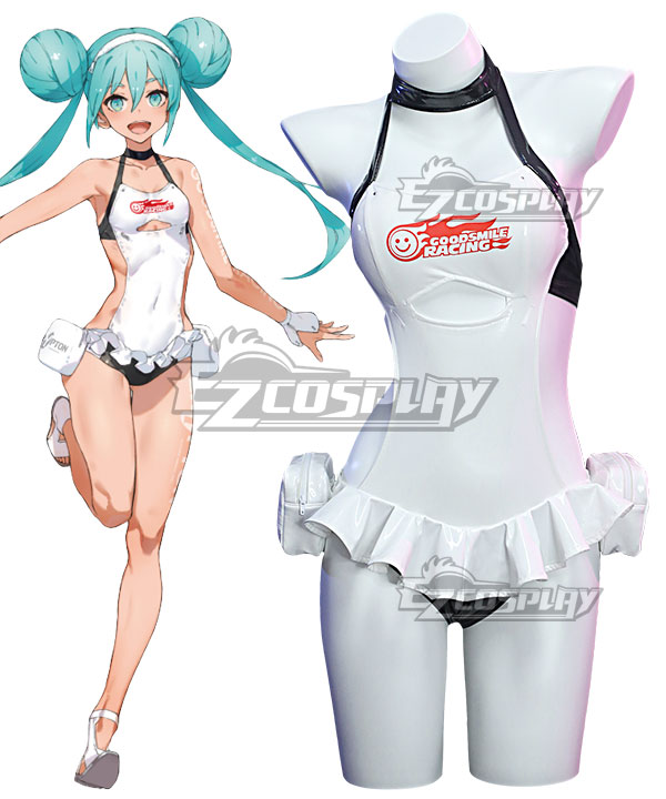 Vocaloid 2022 Racing Miku Hatsune Miku Tropical Maid Ver. Summer Cosplay Costume