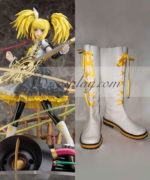 Vocaloid 3 kagamine Rin Len Cosplay Boots