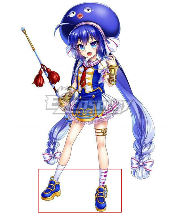 Vocaloid 4 Otomachi Una Sugar Blue Cosplay Shoes