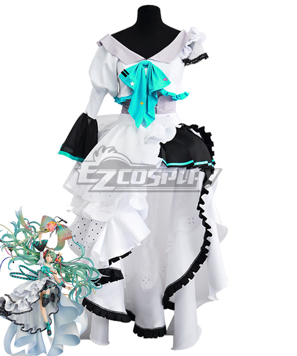 Vocaloid Hatsune Miku 10th Anniversary Figure Project Cosplay Costume