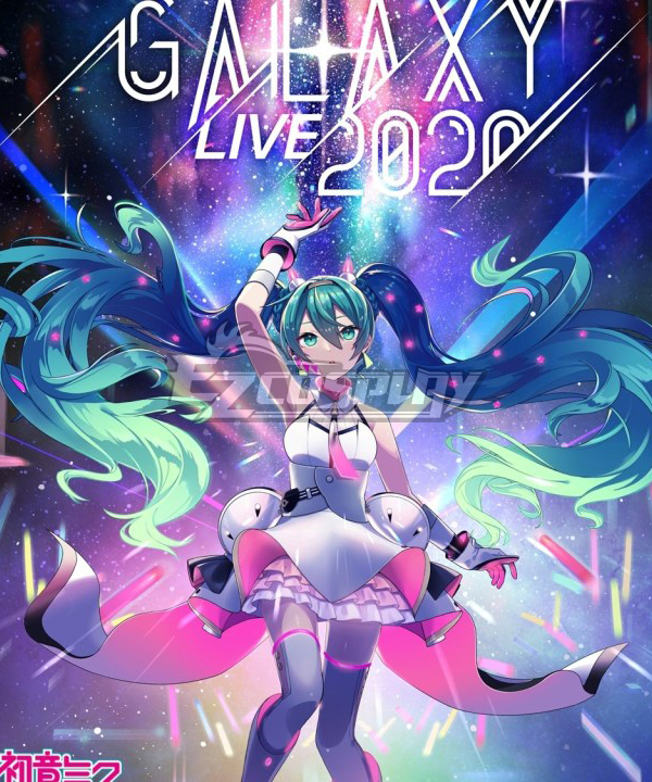 Vocaloid Hatsune Miku 2020 Galaxy Live Cosplay Costume