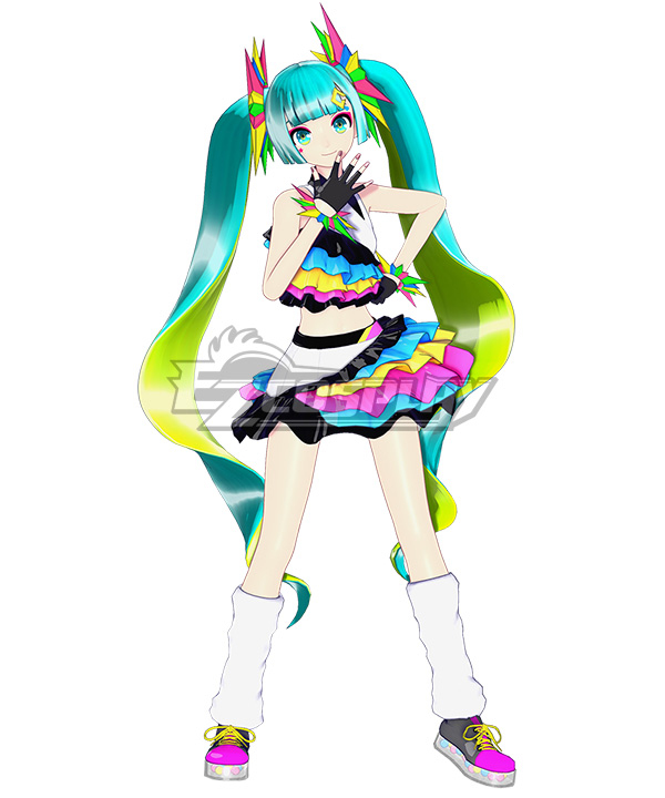 Vocaloid Hatsune Miku Catch The Wave Cosplay Costume