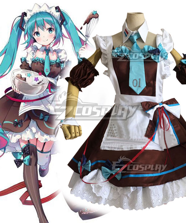 Vocaloid Hatsune Miku Chocolate Cosplay Costume