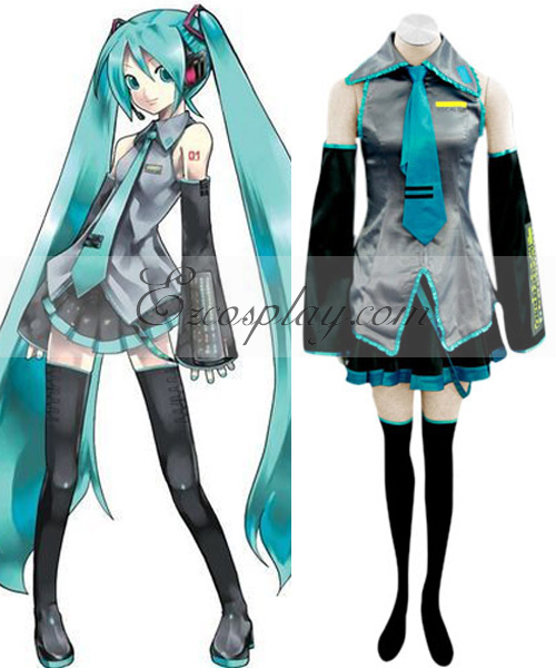 

Vocaloid Hatsune Miku Cosplay Costume-Size Medium