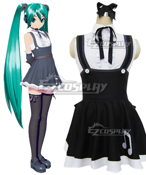 Vocaloid Hatsune Miku Gothic Cosplay Costume