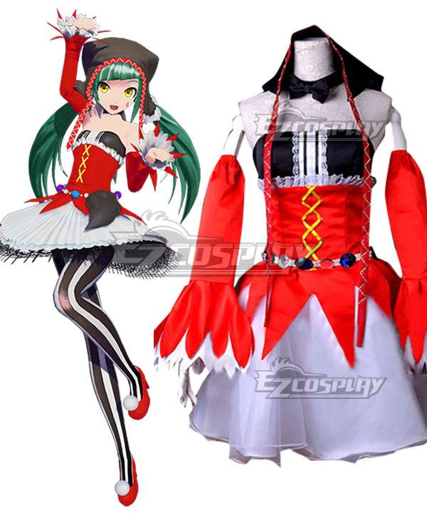 Vocaloid Hatsune Miku Pierretta Cosplay Costume
