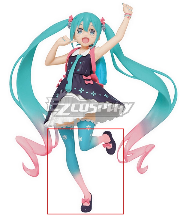 

Vocaloid Hatsune Miku Spring Clothing Ver. Pink Black Cosplay Shoes