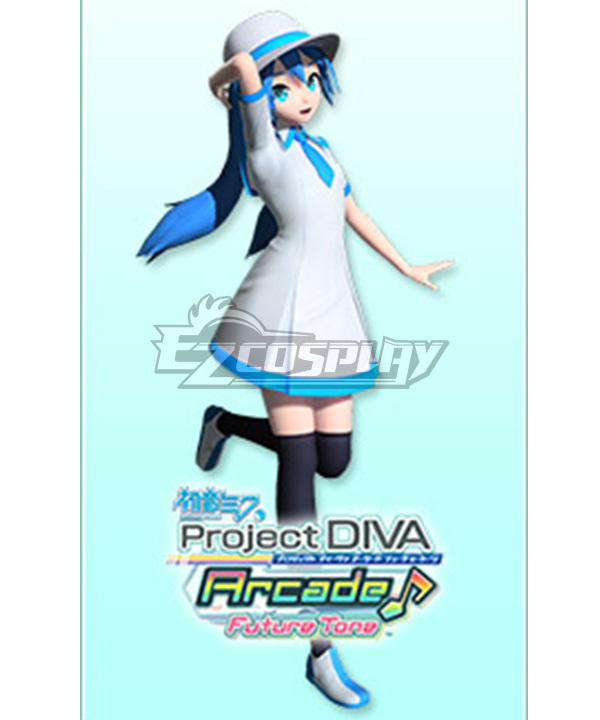 Vocaloid Hatsune Miku Summer Memories Cosplay Costume
