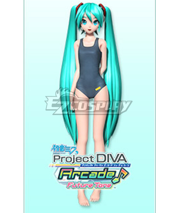 Vocaloid Hatsune Miku Swimwear  Cosplay Costume
