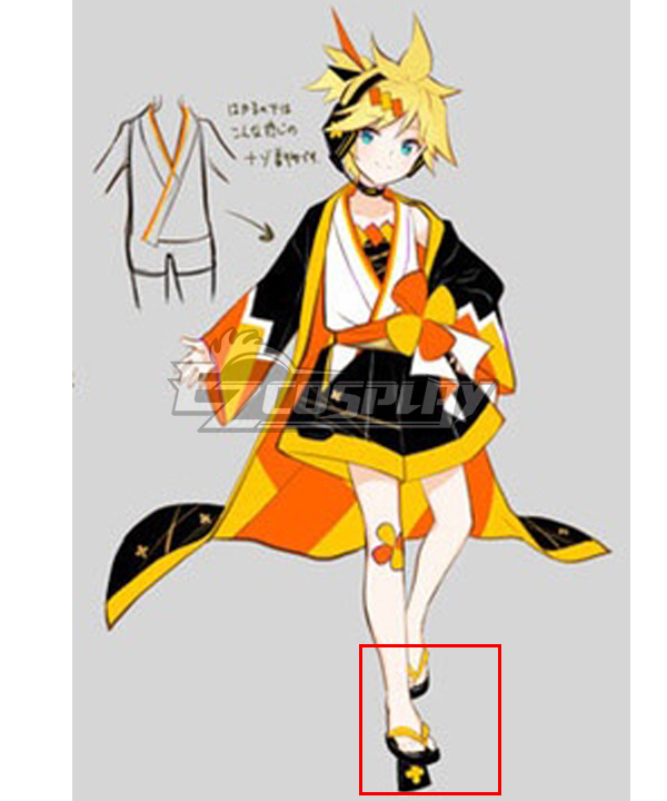 Vocaloid Kagamine Len 2020 Magical Mirai Golden Cosplay Shoes