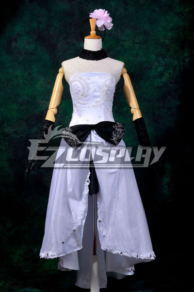 

Vocaloid Megurine Ruka White Dress Cosplay Costume-Y294