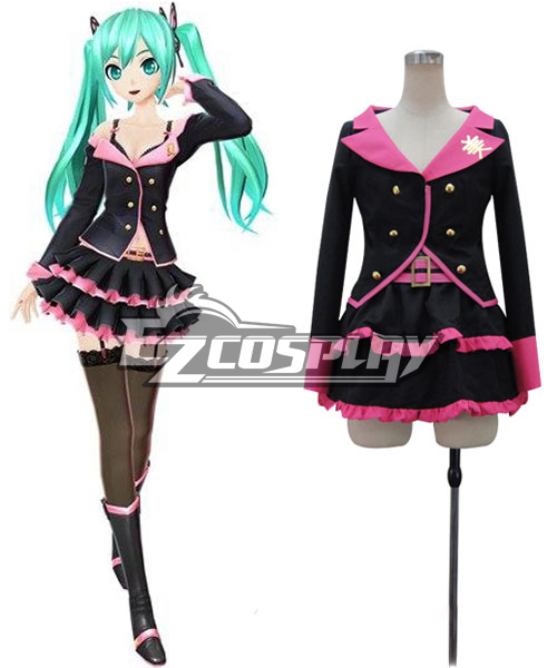 

Vocaloid Project Diva F Sweet Devil Miku Cosplay Costume