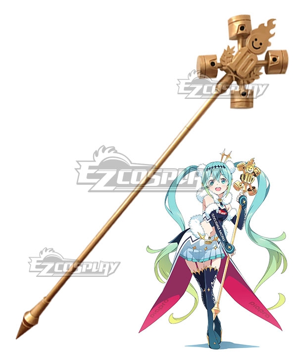 

Vocaloid Racing Miku 2018 Visual Microphone Stick Cosplay Weapon Prop