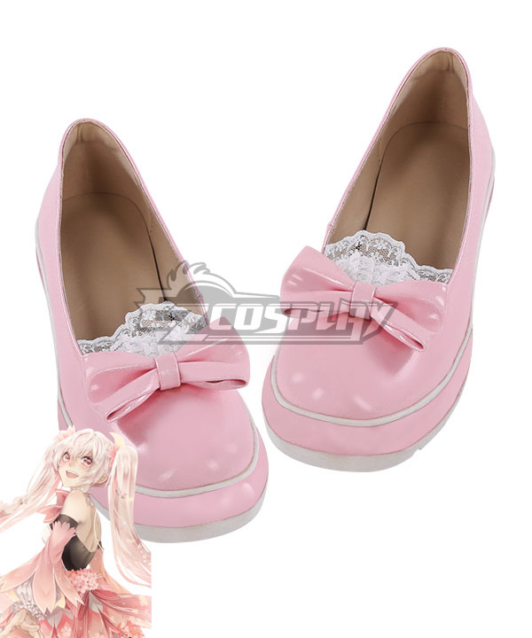 Vocaloid Sakura Miku Pink Cosplay Shoes