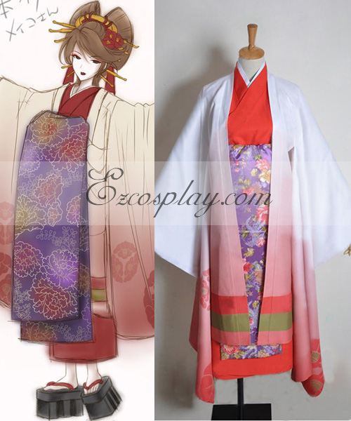 

Vocaloid Thousand Cherry Tree Meiko Geisha Cosplay Costume
