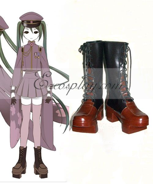 Vocaloid Thousand Cherry Tree Miku Cosplay Shoes