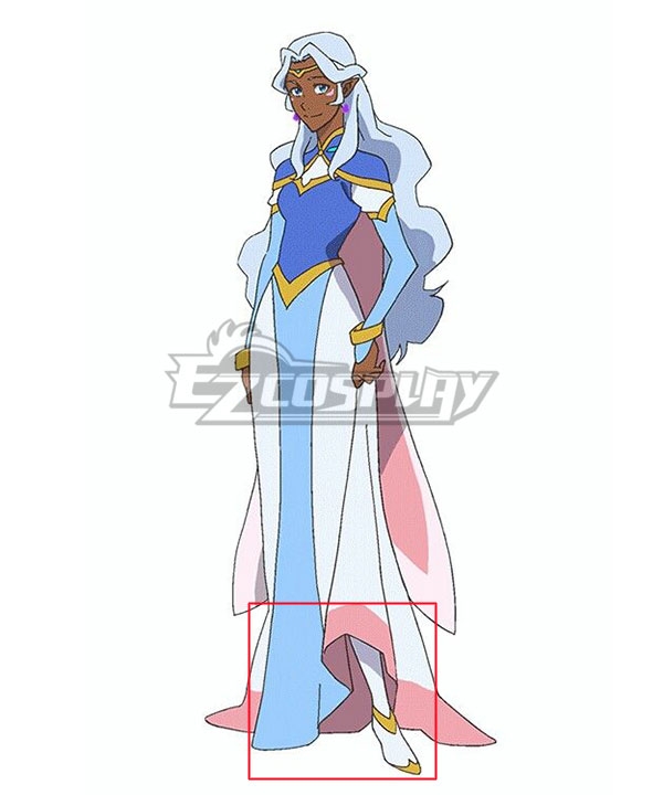 

Voltron: Legendary Defender Princess Allura White Shoes Cosplay Boots