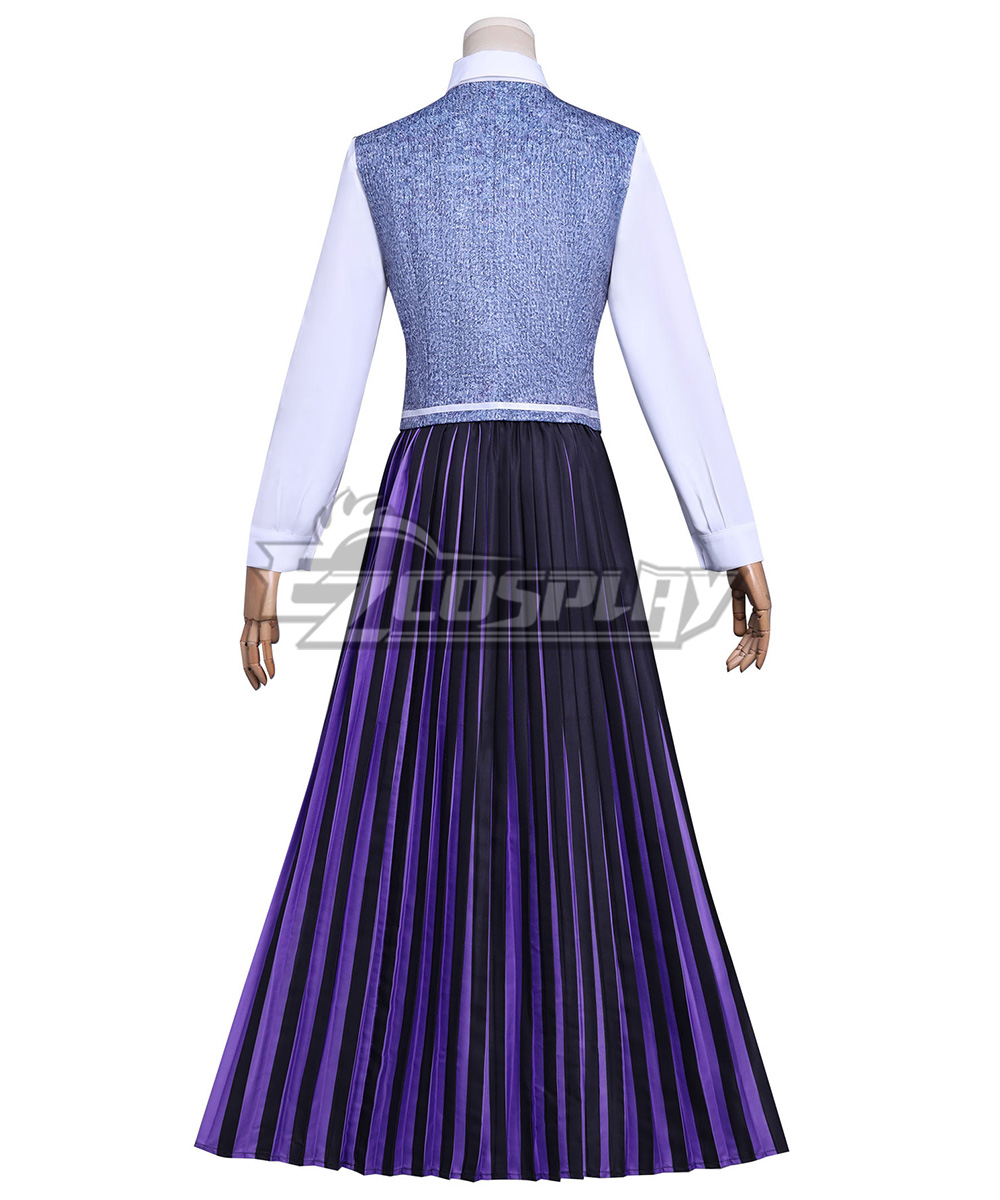 Wednesday Season 2 Agnes DeMille Purple School Uniform Cosplay Costume