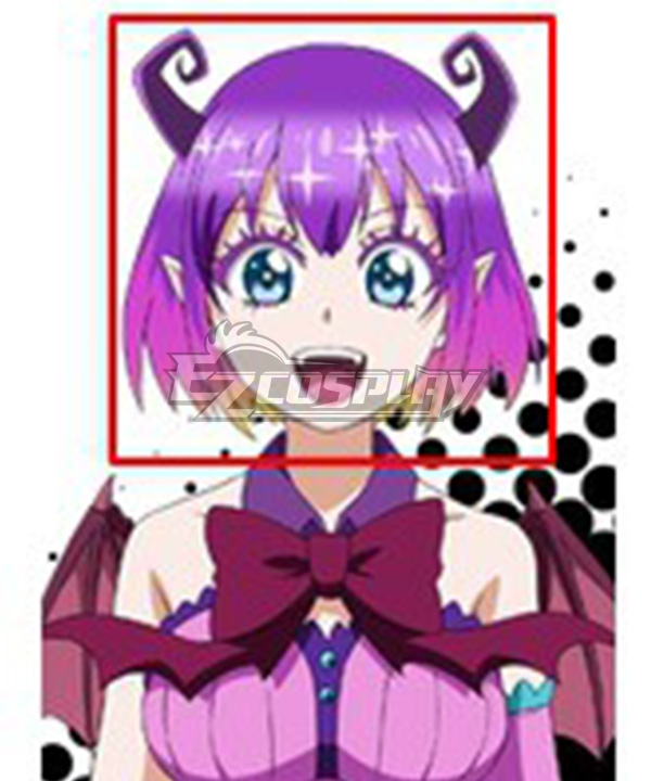 Welcome to Demon School! Iruma-kun Kuromu Pink Purple Cosplay Wig