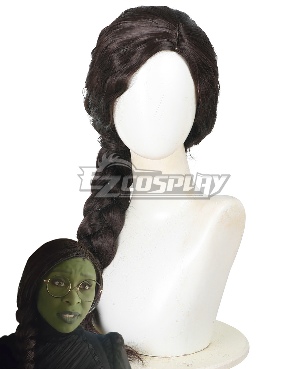 Wicked (2024) Elphaba Black Cosplay Wig