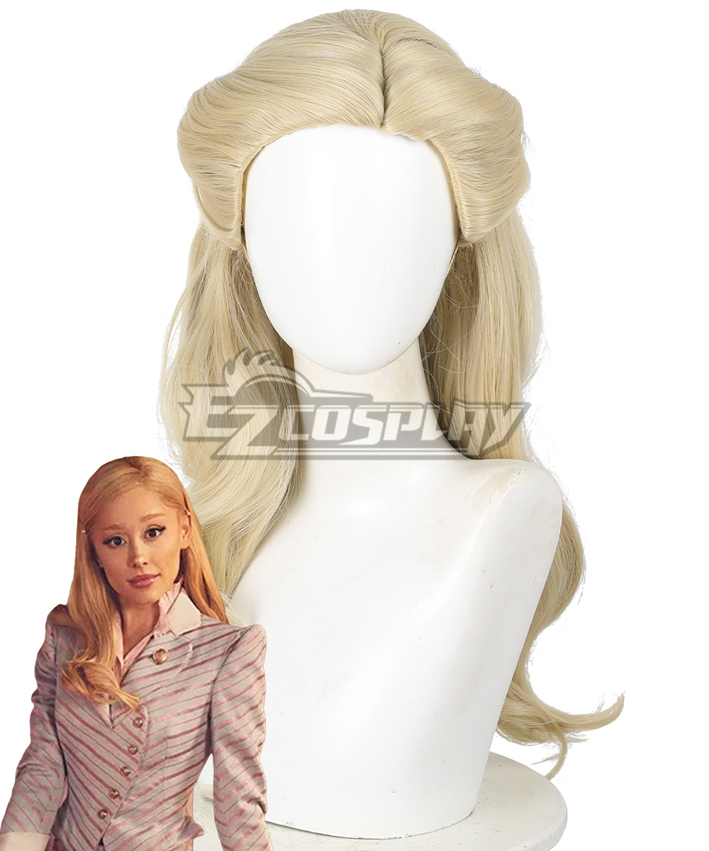 Wicked (2024) Glinda Golden Cosplay Wig