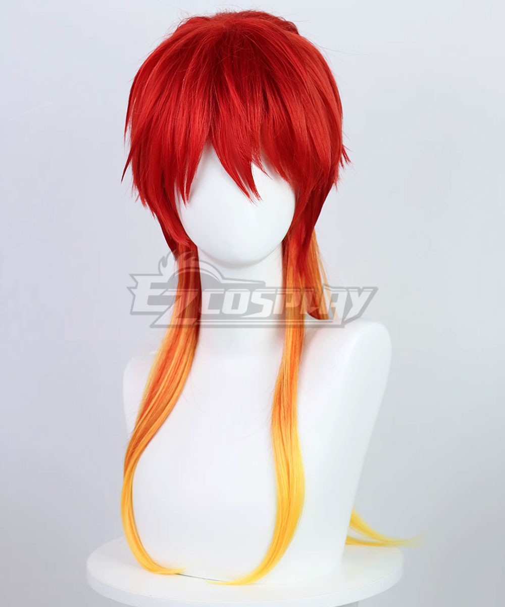 Wind Breaker Chika Takiishi Red Yellow Cosplay Wig