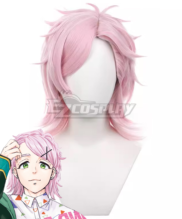 Wind Breaker Mitsuki Kiryu Pink Cosplay Wig