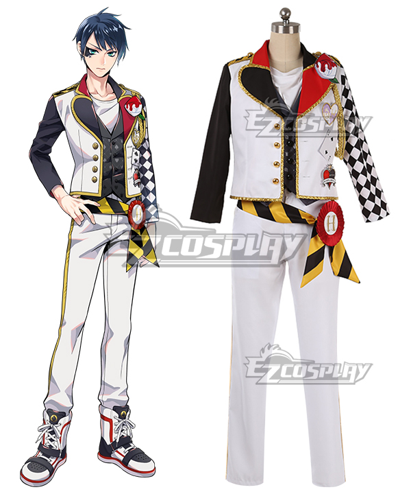 Disney Twisted Wonderland Heartslabyul Dorm Uniform Deuce Spade Cosplay Costume