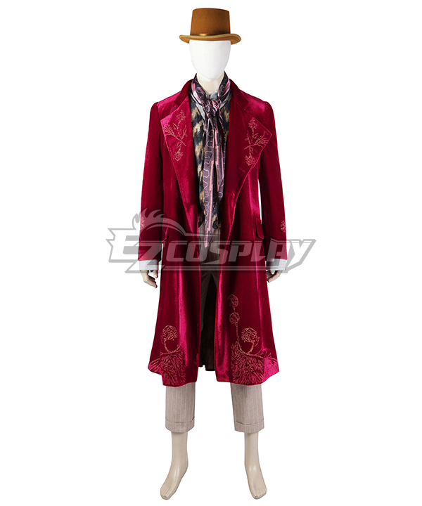 Willy wonka red coat on sale