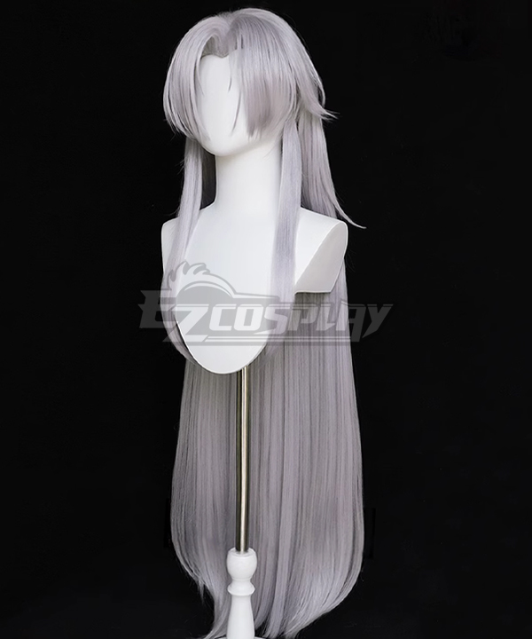 Costume Long White Anime Wig Wuthering Waves Calcharo White