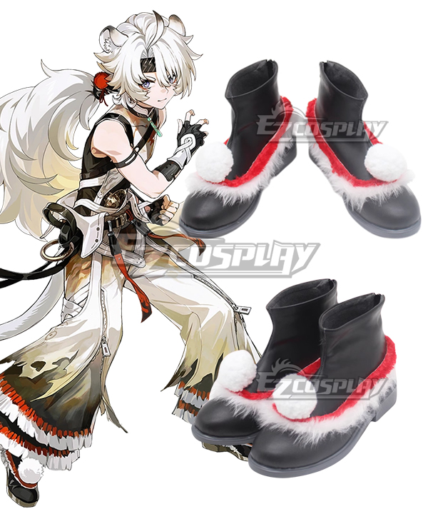 Wuthering Waves Lingyang Black Cosplay Shoes