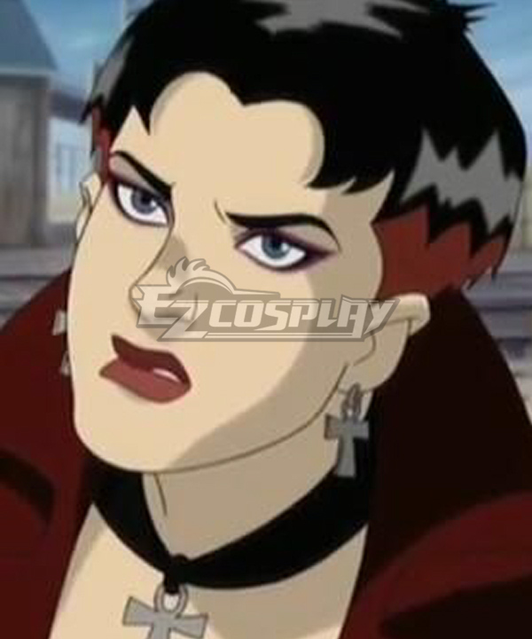 X-men Evolution Scarlet Witch Black Cosplay Wig