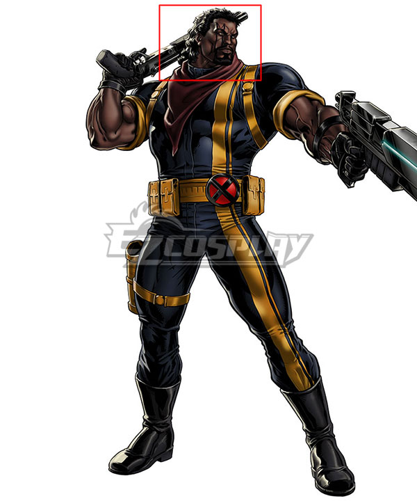 Marvel X-Men Lucas Bishop Black Cosplay Wig