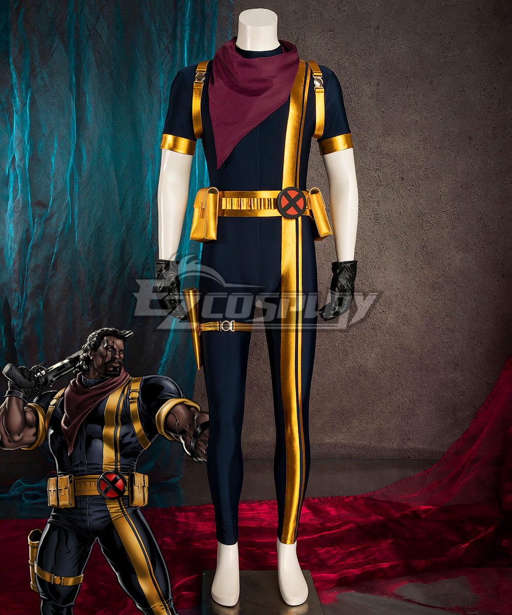 X-men Lucas Bishop Deep Blue Cosplay Costumes