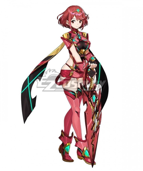 Xenoblade Chronicles 2 Pyra Red Cosplay Shoes