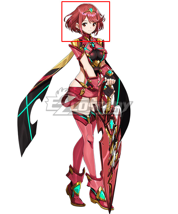 Xenoblade Chronicles 2 Pyra Red Cosplay Wig