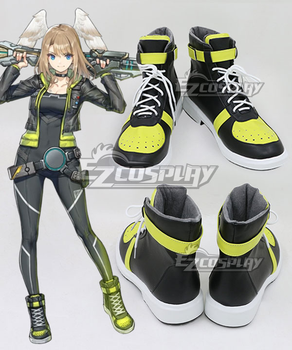 Xenoblade Chronicles 3 Eunie Black Yellow Cosplay Shoes