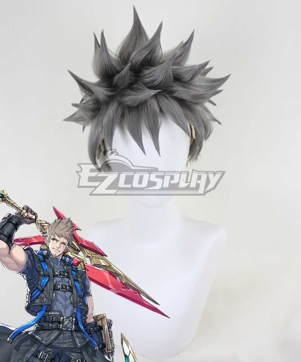 Xenoblade Chronicles 3 Future Redeemed Rex Grey Cosplay Wig