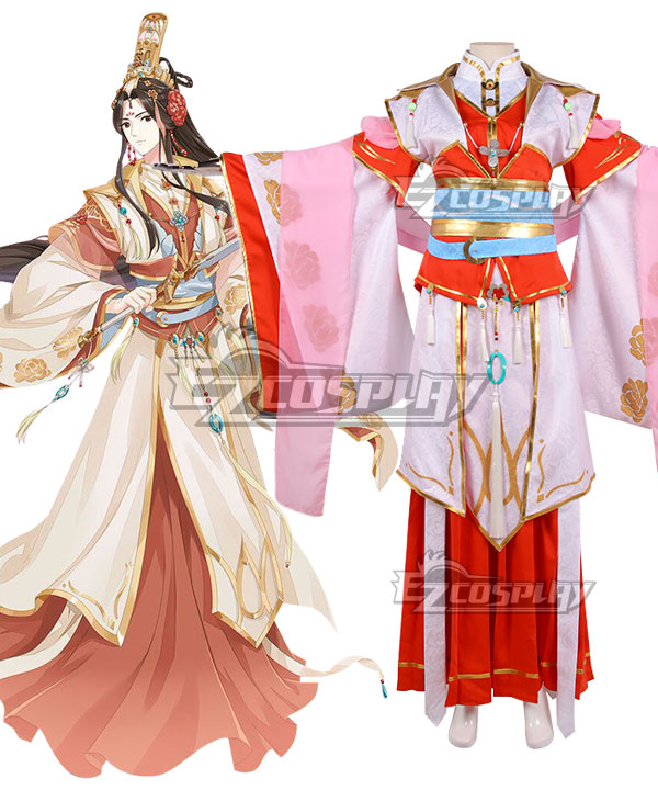 Tian Guan Ci Fu Heaven Official's Blessing Anime Xianle Crown Prince Flower Crown Martial God Xie Lian Cosplay Costume