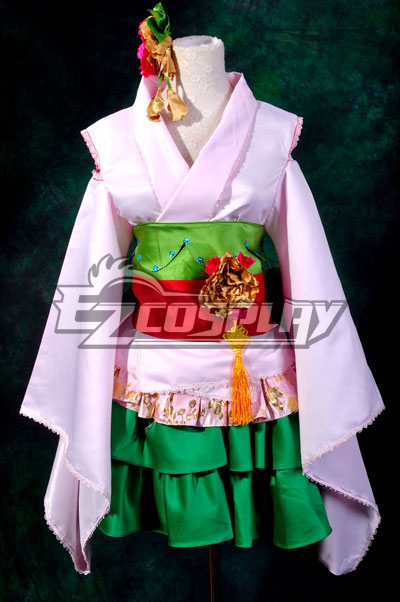 Macross Frontier The Wings of Goodbye Ranka Lee Orian Kimono Cosplay Costume