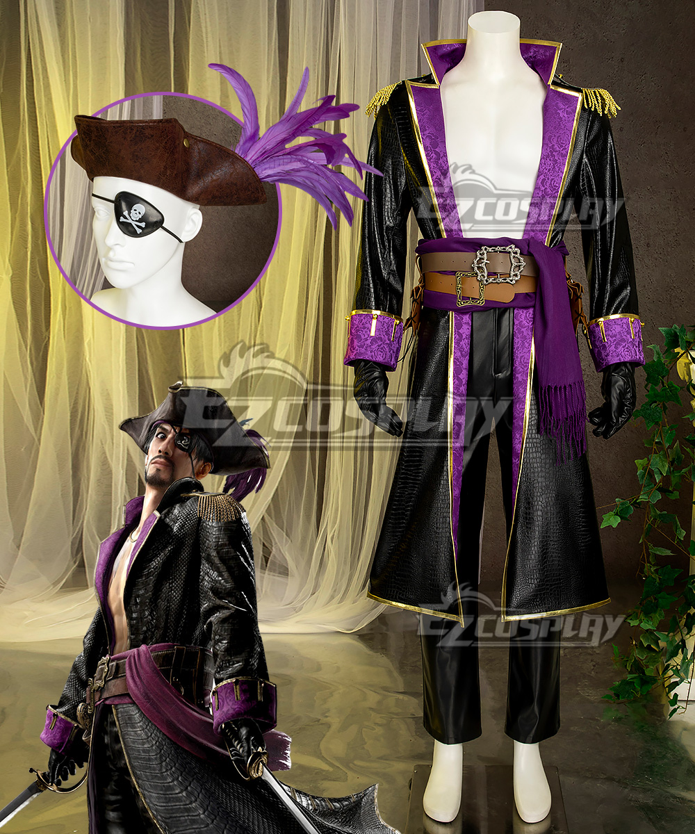 Yakuza 8 Like a Dragon: Pirate Yakuza in Hawaii Goro Majima Cosplay Costume