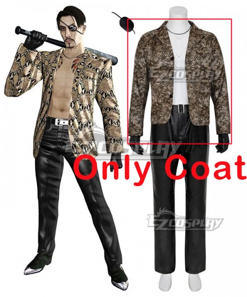 Yakuza Goro Majima Cosplay Costume - Only Coat
