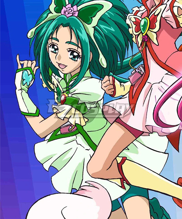 Ja! Pretty Cure 5 GoGo! Ja! Precure 5 GoGo! Cure Mintgrünes Cosplay-Kostüm