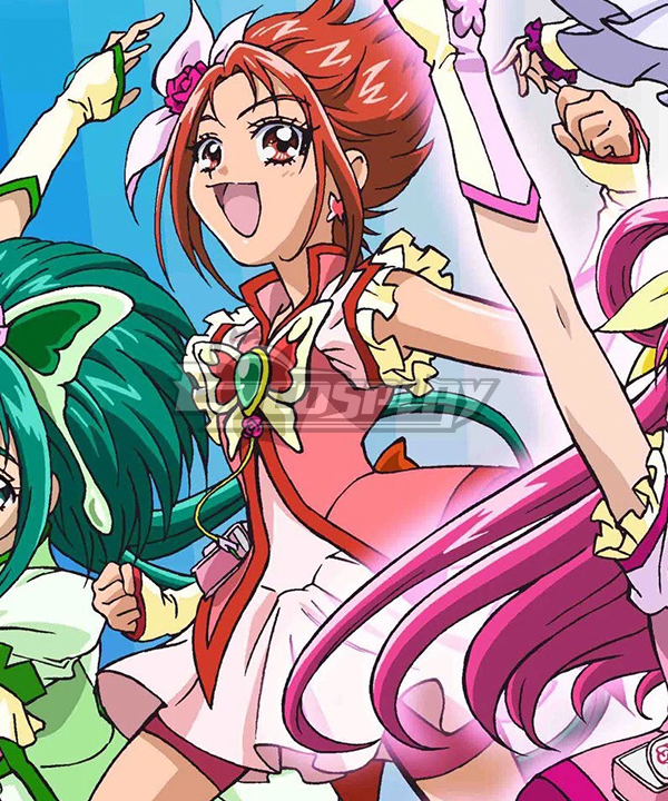 Ja! Pretty Cure 5 GoGo! Ja! Precure 5 GoGo! Cure Rouge rotes Cosplay-Kostüm