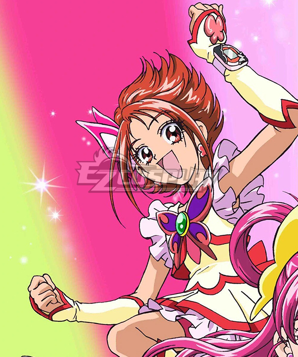 Ja! Pretty Cure 5 Ja! Precure 5 Cure Rouge rotes Cosplay-Kostüm