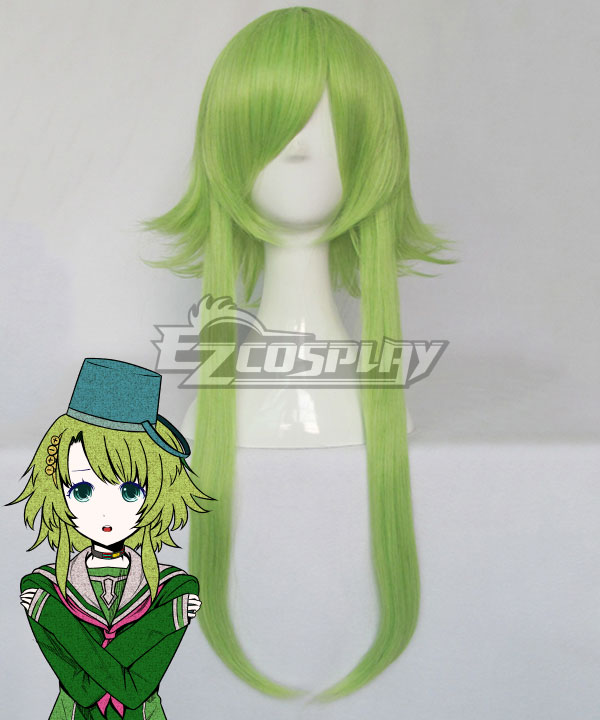Your Turn to Die Kanna Kizuchi Green Cosplay Wig - B Edition
