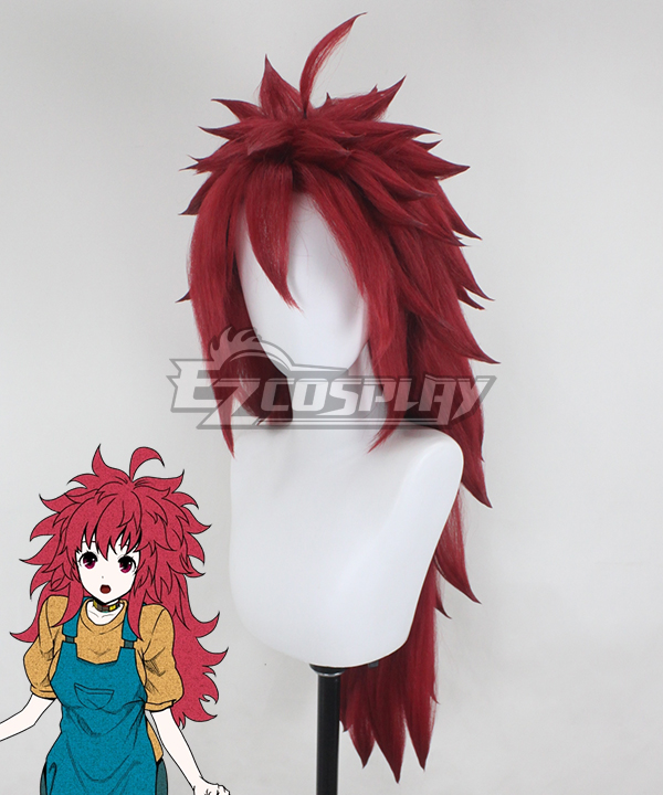 Your Turn To Die Nao Egokoro Red Cosplay Wig