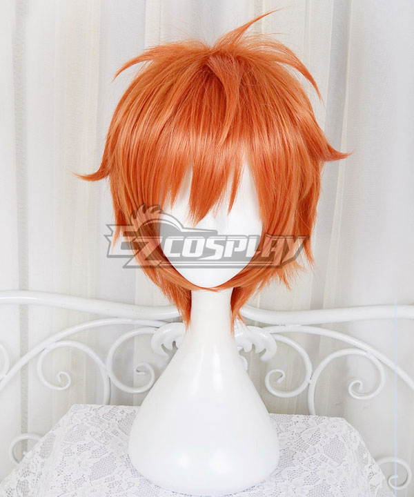Red orange cosplay wig new arrivals