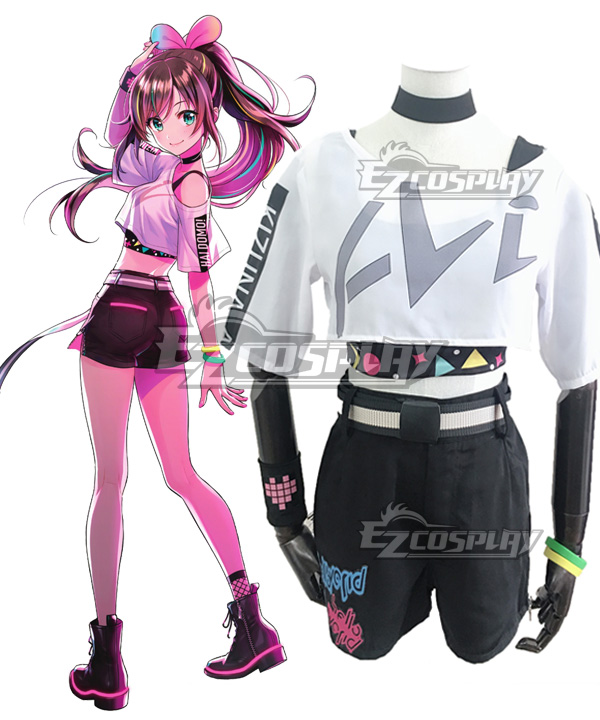 

YouTuber Kizuna AI A.I.Channel A.I.1st Live Hello World Cosplay Costume